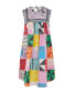 Sleeveless Embroidered Pattern Dress