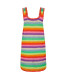 Rainbow Crochet Midie Dress