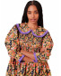 Collared Medieval Midi Dress