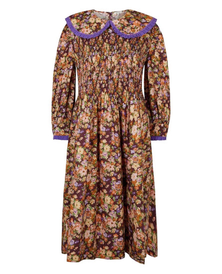 Collared Medieval Midi Dress