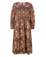 Collared Medieval Midi Dress