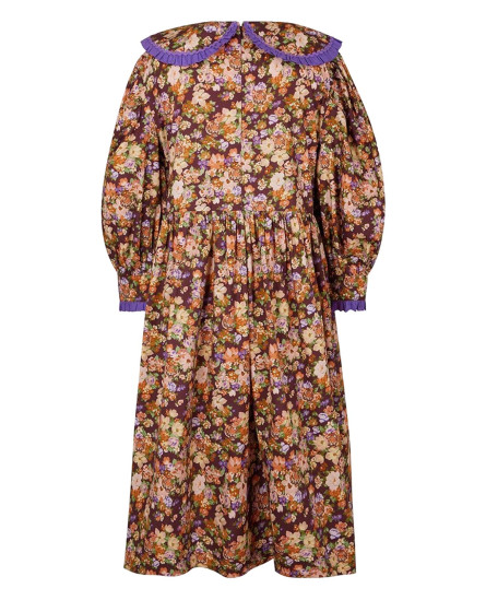 Collared Medieval Midi Dress