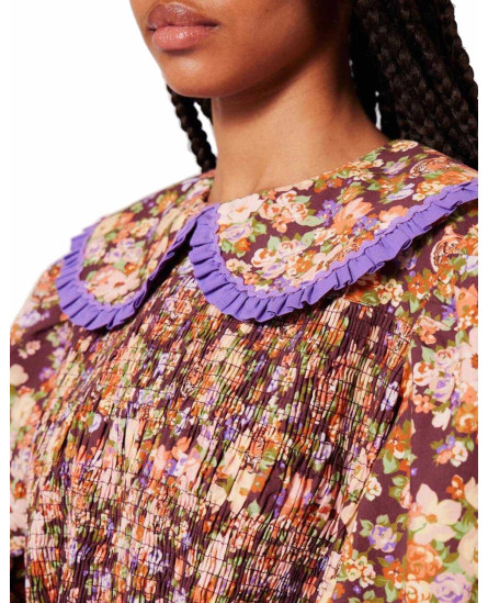 Collared Medieval Midi Dress