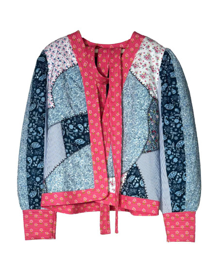 Quilted Top with belt