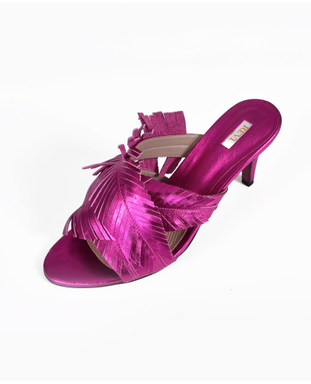 Palm Heels - Fuchsia