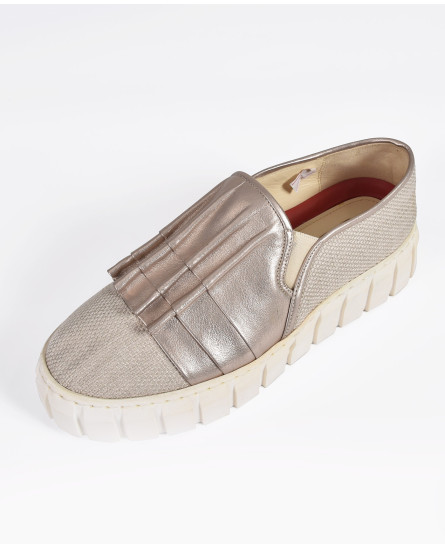 Wedge Shoes - Without Lace - Beige