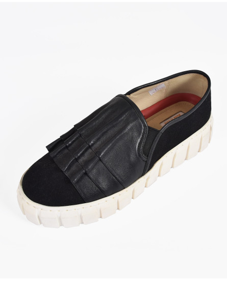 Wedge Shoes - Without Lace - Black